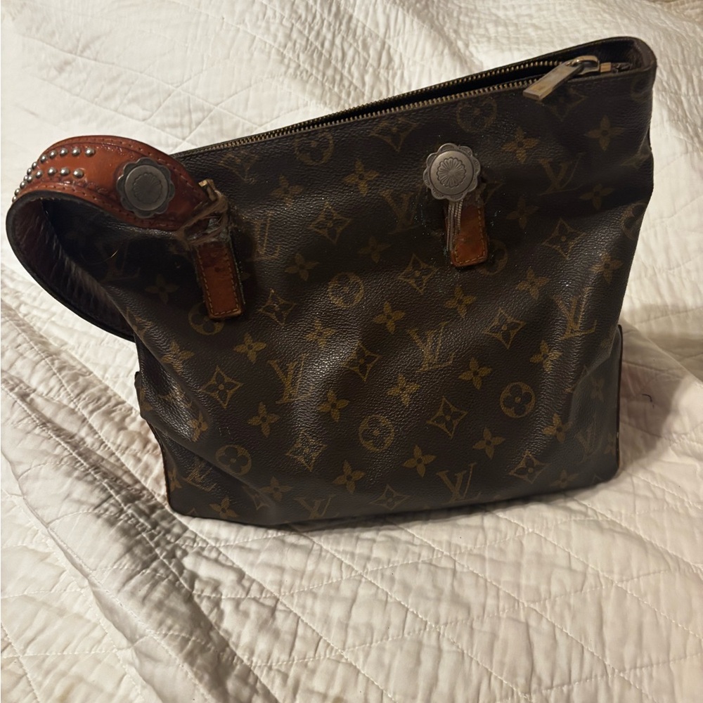 Louis Vuitton Dark Brown Monogram Cosmetic Bag